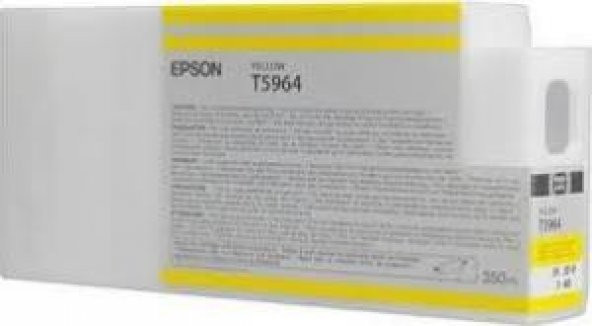 Epson T5964-C13T596400 Sarı Orjinal Kartuş