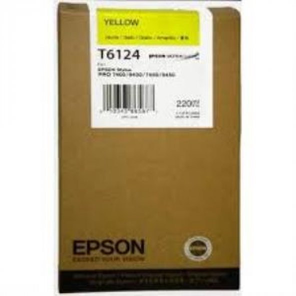 EPSON UltraChrome Yellow (110ml). C13T613400