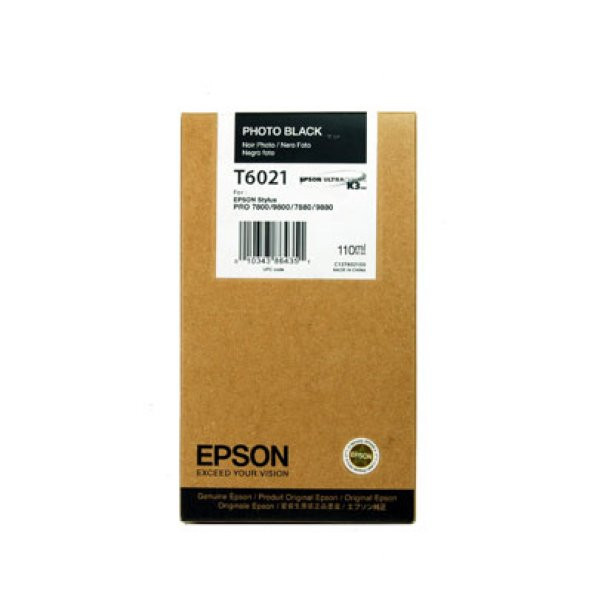 EPSON Ultra-Chrome K3 Photo-Black (110ml). C13T602100