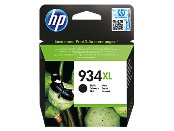 HP 934XL Yüksek Kapasiteli Siyah Orijinal Mürekkep Kartuşu (C2P23