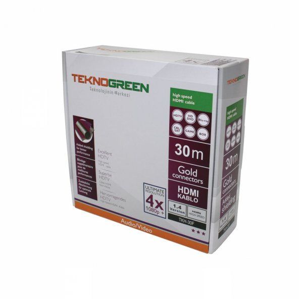 30m. Hdmi Kablo TeknoGreen TKH-30F