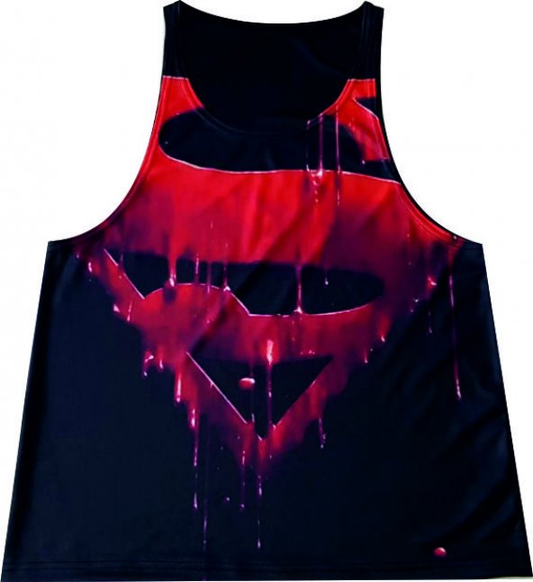 BATMAN SPORCU ATLETİ FİTNESS TANK TOP DİGİTAL BASKI - 4