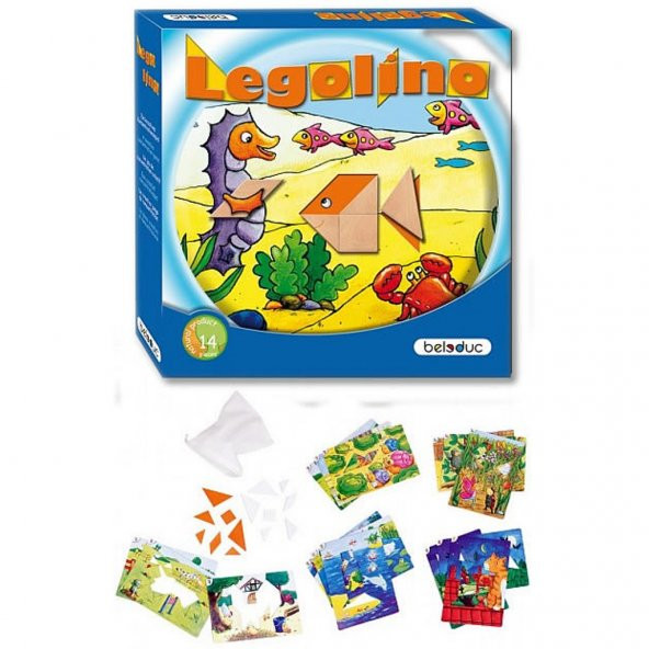 Beleduc Legolino Tangram Kutu Oyunu Pal Oyuncak - 3