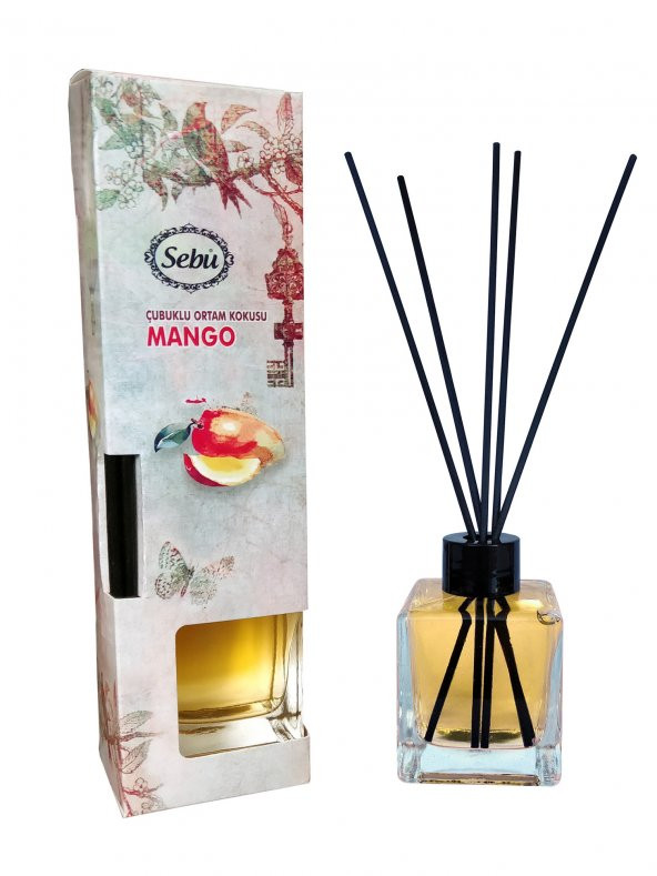 Mango - Bambu Çubuklu Egzotik Kare Şişe Ortam Kokusu 100ml