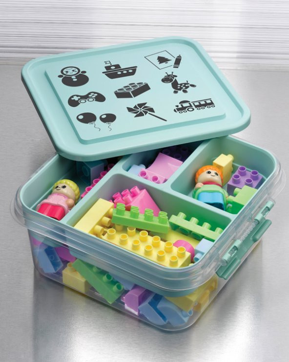 Oyuncak Kutusu Çocuk Bebek Lego Gondol Mybox 4,50 Lt G610-T