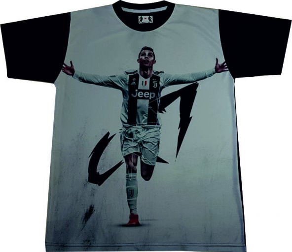 RONALDO T-SHİRT FORMA İLLUSTRATOR DİJİTAL BASKI - 3