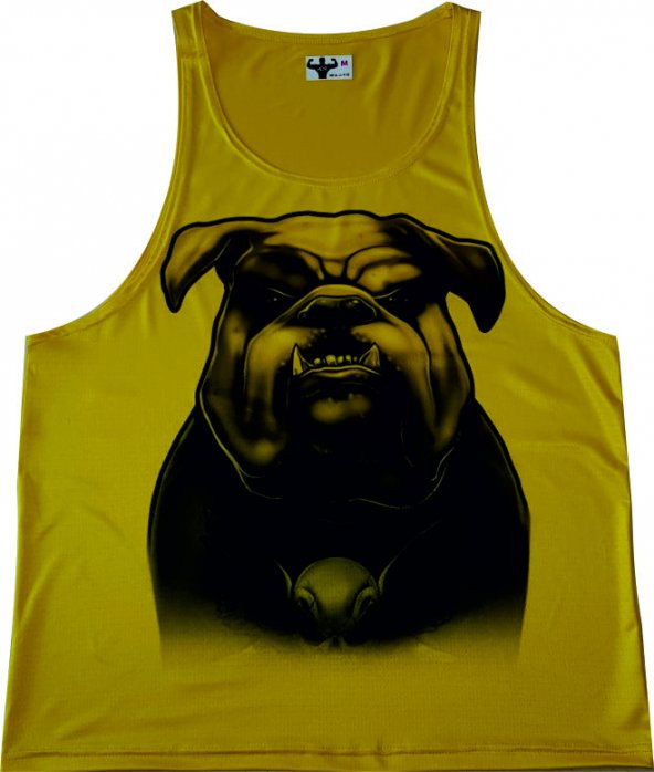 BULLDOG SPORCU ATLETİ FİTNESS İLLUSTRATOR DİJİTAL BASKI