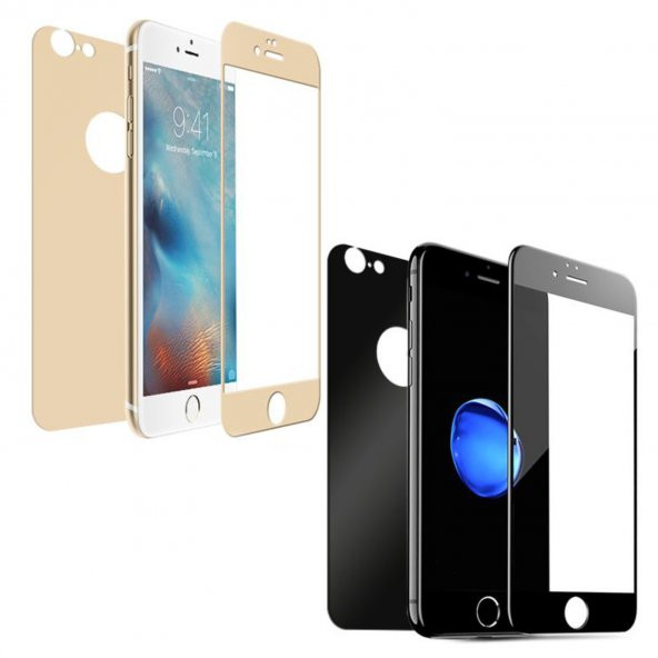 Bufalo iPhone 7 / 8 Ekran Koruyucu ÖN+ARKA Kavisli Tam Kaplayan