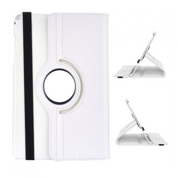 Samsung Galaxy Tab E T560 Beyaz Tablet Kılıf (Kalem Hediyeli) - 5