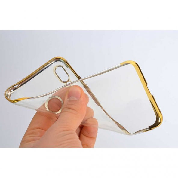 Huawei Y6 2019 Köşeleri Renkli Şeffaf Kamera Korumalı Kılıf - Resim 5