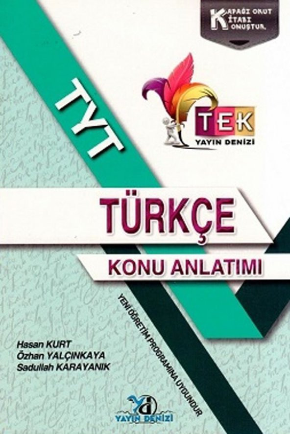 Yayın Denizi TYT TEK Serisi Türkçe Konu Anlatımı Cep Kitabı