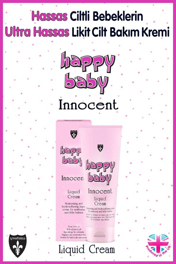 Happy Baby Innocent Yeni Doğan Likit Vücut Kremi 100 ml