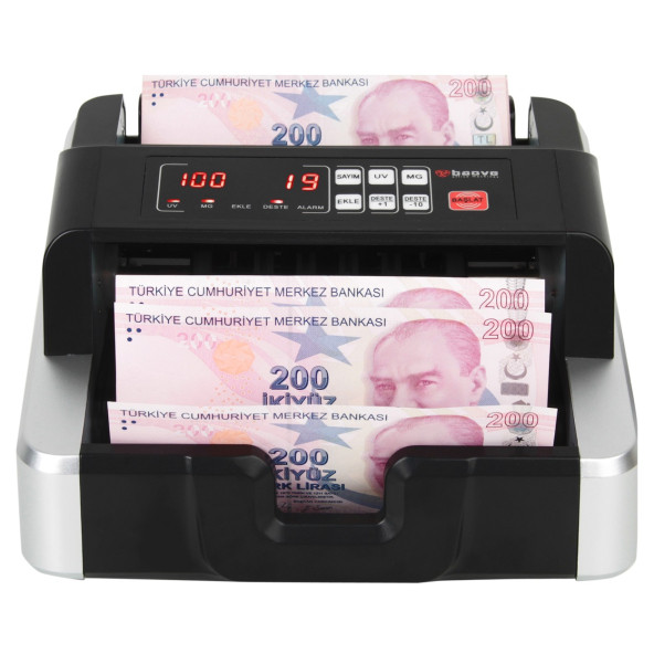 Baove Gb4100 Para Sayma Makinesi Ve Sahte Yakalama - Adet Sayım - Tl - Euro - Usd