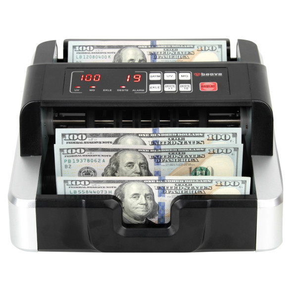 Baove Gb4100 Para Sayma Makinesi Ve Sahte Yakalama - Adet Sayım - Tl - Euro - Usd - 3