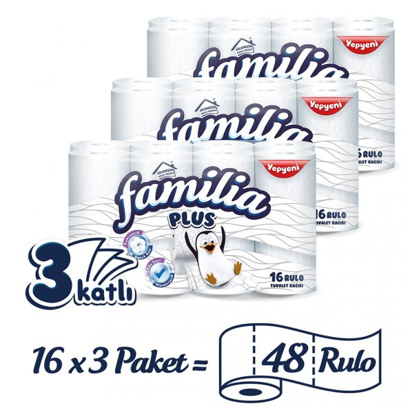 Familia Plus Parfümlü Tuvalet Kağıdı 48 Rulo - 2