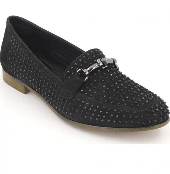 Venüs 1910205y Kadın Hakiki Deri Loafer Taş İşlemeli Ayakkab1910205y 01