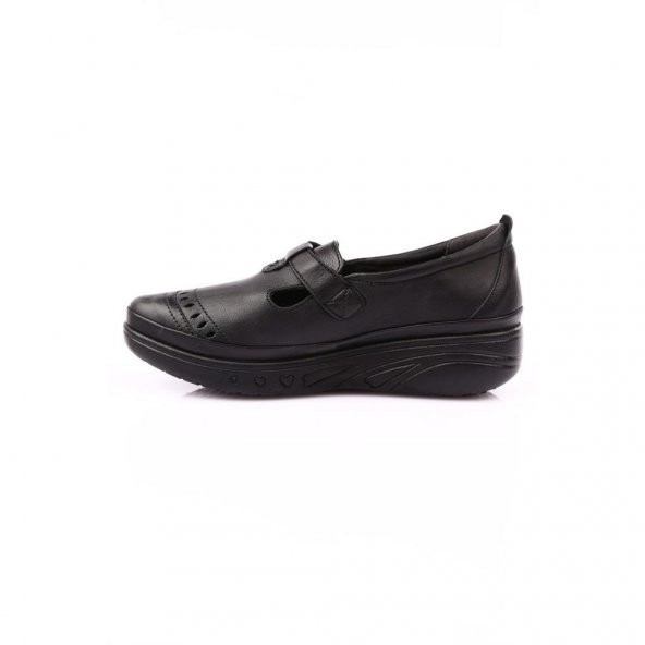 Venüs 1820502y Kadın Hakiki Deri Vns Aırflow system Siyah Ayakkabı 1820502y - 3