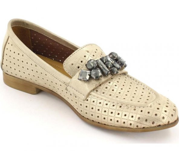 Venüs 1910201y Kadın Hakiki Deri Taş İşlemeli Ayakkabı 1910201y - 2