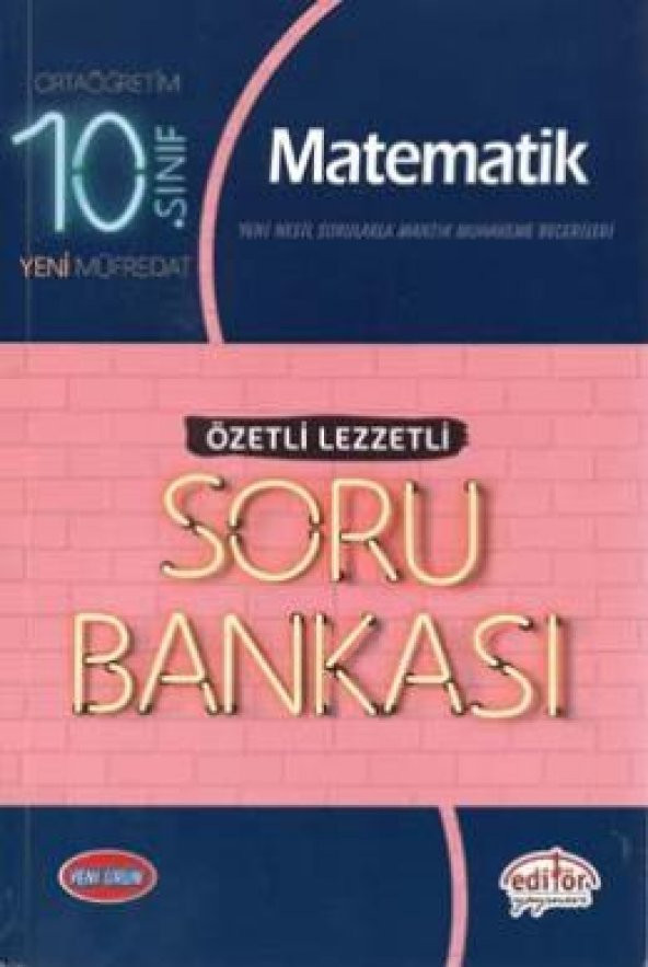 10.Sınıf Matematik Soru Bankası Özetli Lezzetli