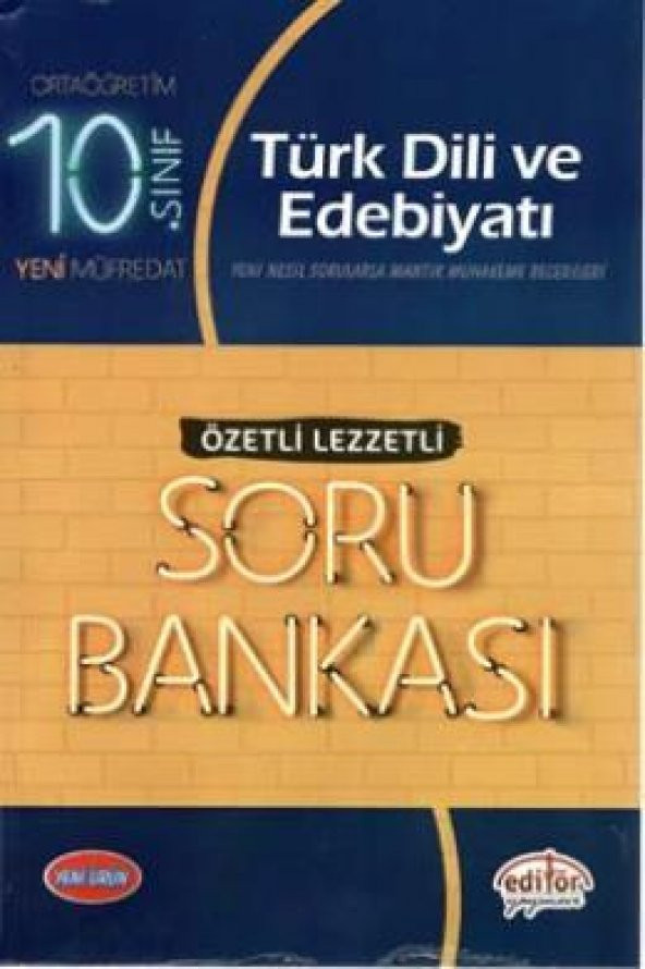 10.Sınıf Türk Dili Soru Bankası Özetli Lezzetli