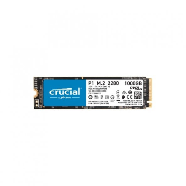 CRUCIAL Crucial P1 1TB SSD m.2 NVMe PCIe CT1000P1SSD8 - 2