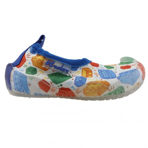 Newborn NAQ2010-SS19 Aqua Havuz Erkek Çocuk Deniz Ayakkabısı Mavi - Beyaz - 2
