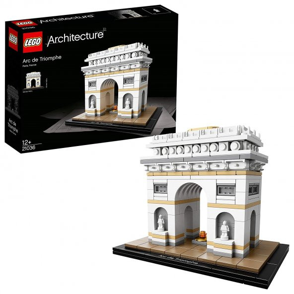 Lego  Architecture Zafer Takı 21036 Arc De Triomphe - 386 Parça