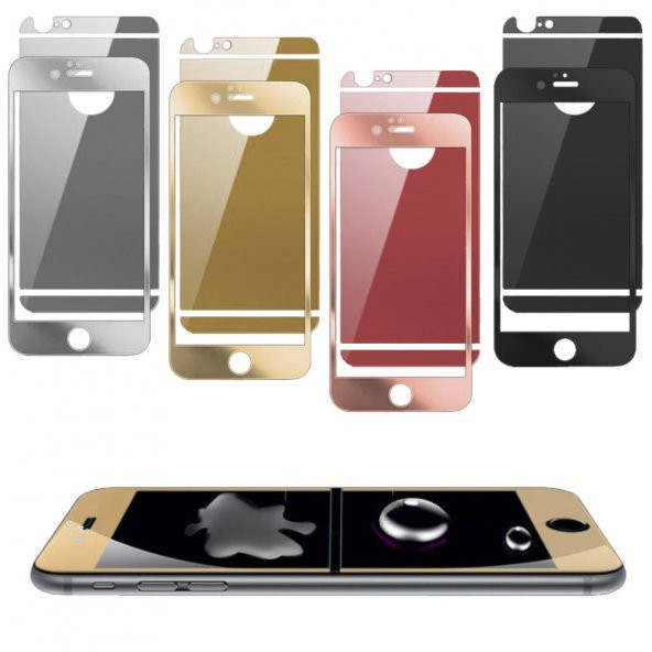 Bufalo iPhone 6 / 6s Aynalı ÖN+ARKA Cam Ekran Koruyucu