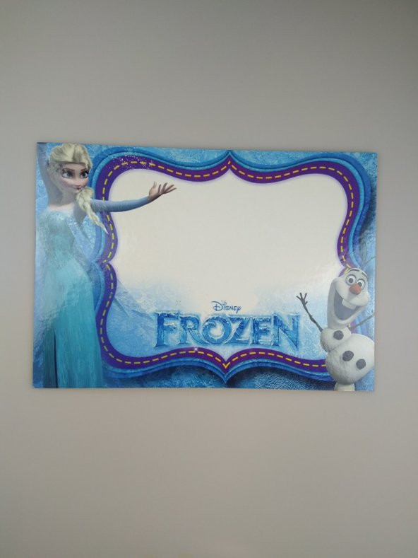 FROZEN ALFABE TABLO