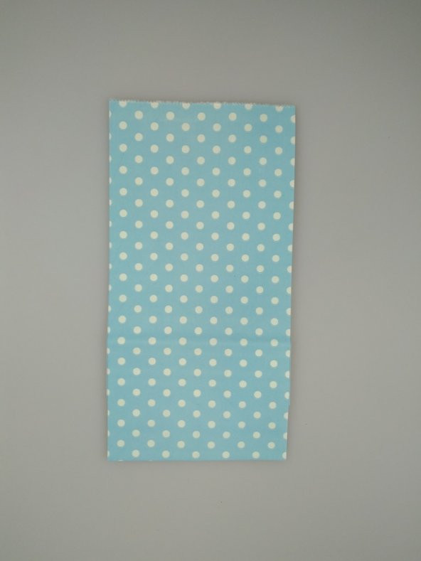 KESE KAĞIDI MAVİ PUANLI 10X18CM 1ADET