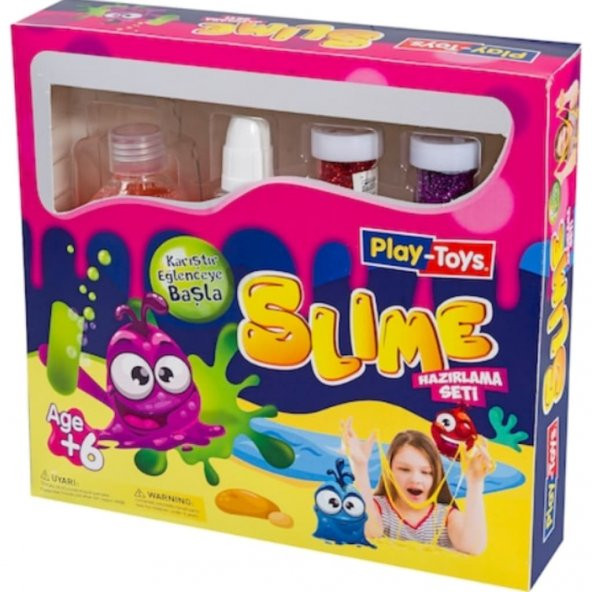 Play Toys Slime Hazırlama Seti - Eğlence Seti -Yerli Üretim