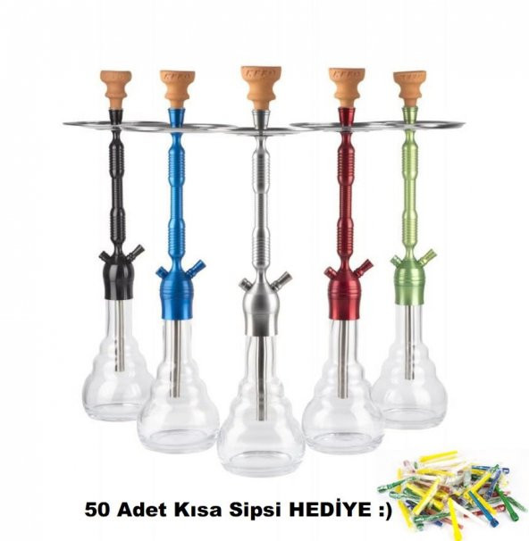 Kefo Konya Kelepçeli Kilitli Nargile Takımı + 50 Adet Sipsi Hediye! - 1