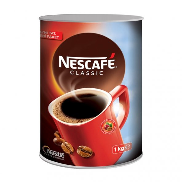 Nescafe Classic 1000 gr (Teneke Kutu)