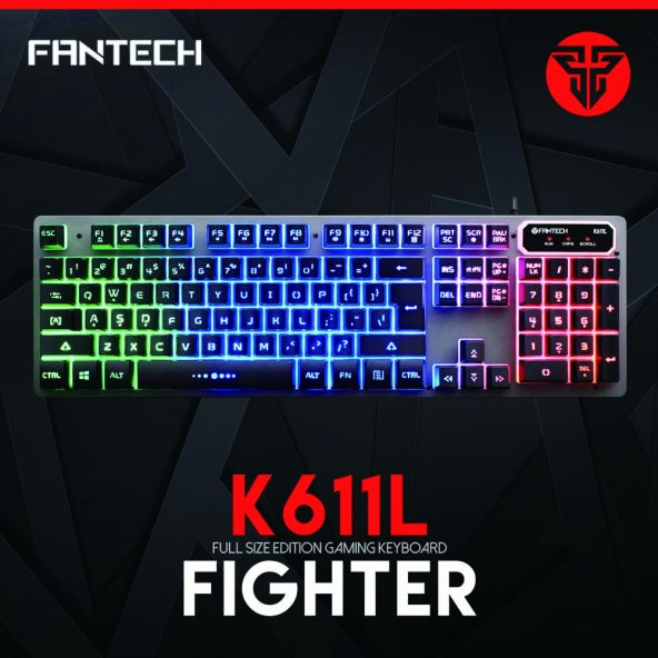 Fantech K611L FIGHTER Mekanik Hisli Gaming Oyuncu Klavyesi