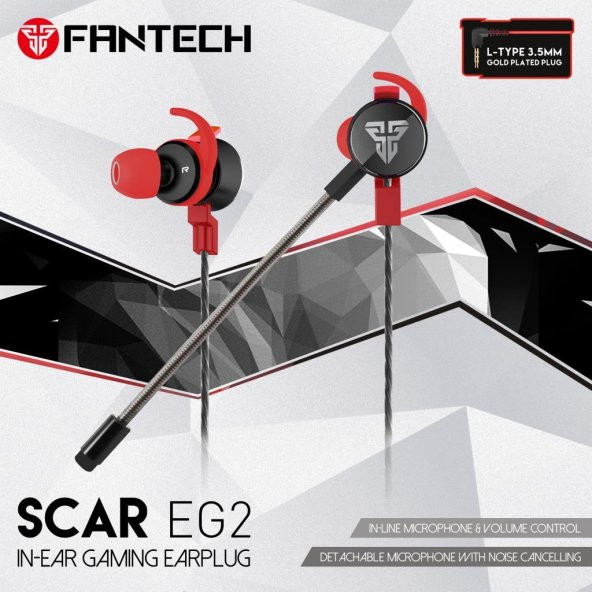 Fantech EG-2 Kulak için 3,5mm Mobil Gaming Oyuncu Kulaklığı