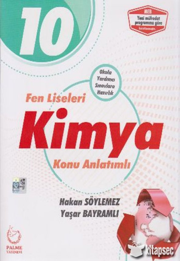 10.SINIF FEN LİSELERİ KİMYA KONU YENİ