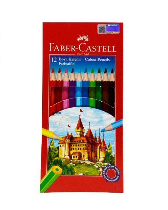 Faber Castell Kuru Kalem Boya Seti 12li