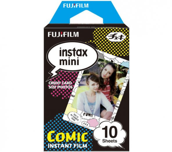Fujifilm instax Mini Comıc  7-8-9-25-70-90 İçin 10 lu film