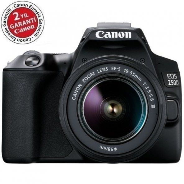 Canon EOS 250d 18-55mm DC WiFi® DSLR Fotoğraf Makinesi
