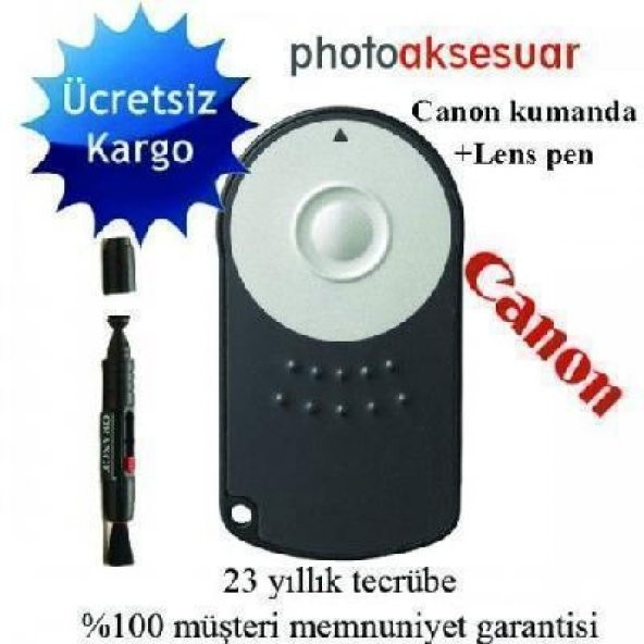 Canon Kablosuz Kumanda Remote Rc 6 + Lenspen + Kargo Bedava!