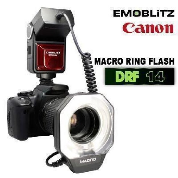 Emoblitz DRF14 Digital TTL Macro Ring Flaş Canon Uyumlu