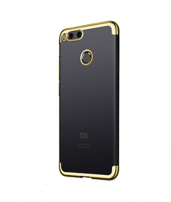 Xiaomi Mi 5x / A1 İnce Köşeleri Renkli Şeffaf Kaliteli Kılıf - 8