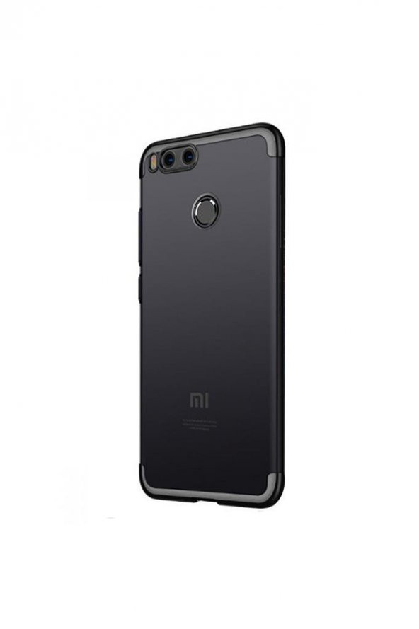 Xiaomi Mi 5x / A1 İnce Köşeleri Renkli Şeffaf Kaliteli Kılıf - 5