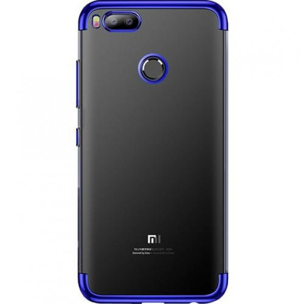 Xiaomi Mi 5x / A1 İnce Köşeleri Renkli Şeffaf Kaliteli Kılıf - 1