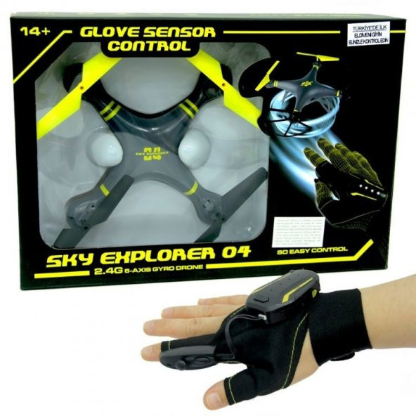 Sky Explorer 04 Eldiven Kontrollü Drone - 5
