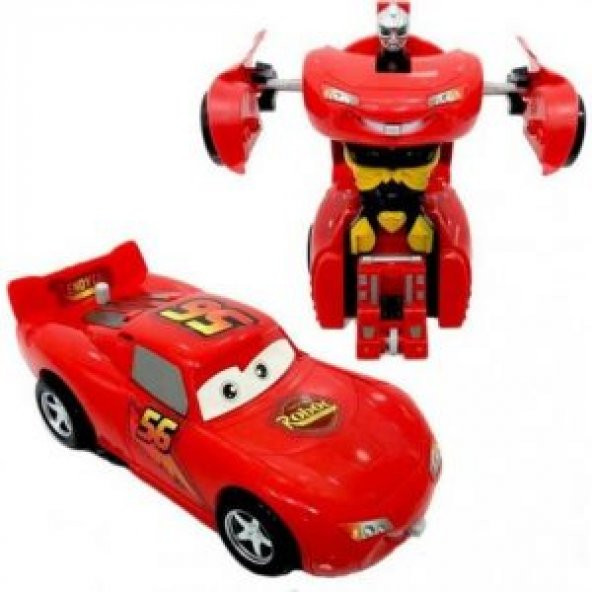 Disney Cars Arabalar Robota Dönüşen Şimşek McQueen