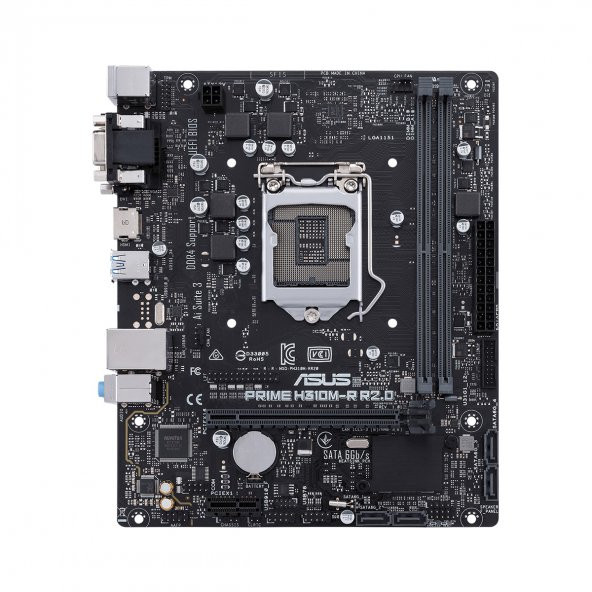 ASUS PRIME H310M-R R2.0 INTEL H310 LGA1151 DDR4 2666 MATX  WIN7+W - 1