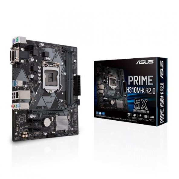 ASUS PRIME H310M-R R2.0 INTEL H310 LGA1151 DDR4 2666 MATX WIN7+W - 2