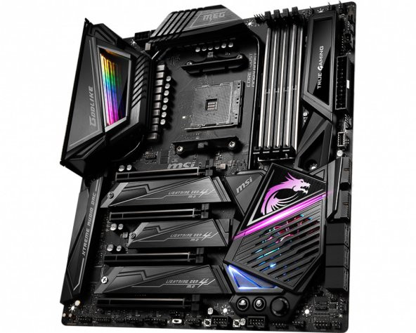 MSI MEG X570 GODLIKE AM4 DDR4 4800 mhz (Oc) 3 x M.2 USB 3.2 WIFI - 3