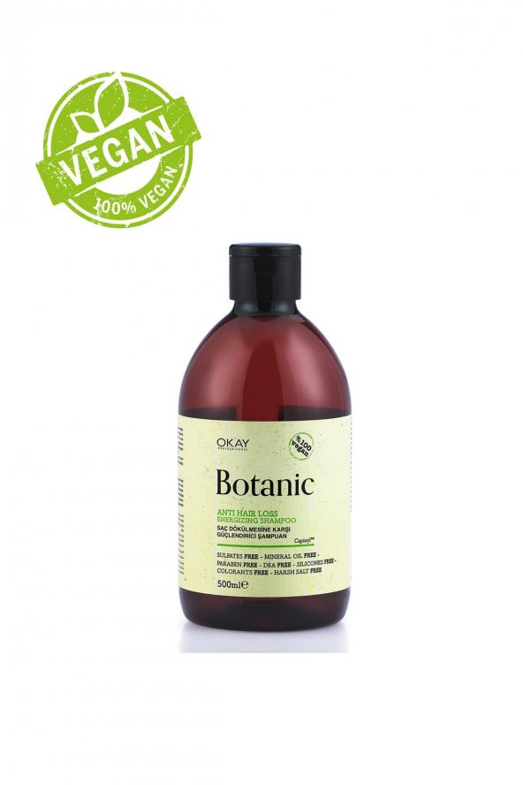 Botanic Saç Dökülmesine Karşı Vegan Şampuan 500 ml.